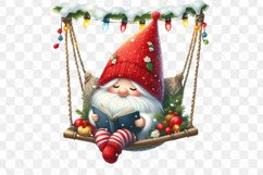 Gnome with Books On Hammock Sublimation Product Image 3