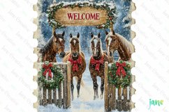 Christmas Postage Stamp Sublimation Product Image 1