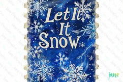 Christmas Postage Stamp Sublimation Product Image 1