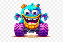 Colorful Monster Truck Sublimation Clipart Product Image 2