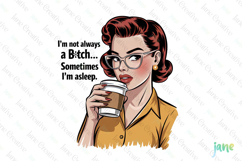 Sometime I'm asleep-Funny Pin-up Girl Product Image 1