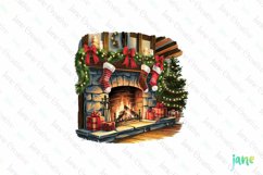 Cozy Christmas Clipart PNG Product Image 1