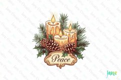 Cozy Christmas Clipart PNG Product Image 1