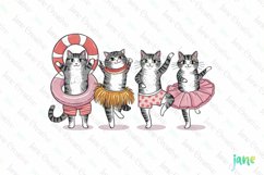 Cute Cats Sublimation Clipart Product Image 1