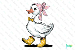 Cute Goose PNG Clipart Product Image 1