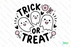 Cute Halloween Clipart Sublimation Product Image 1