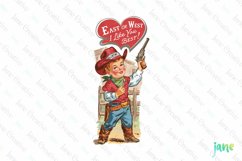 East Or West I Like You Best Valentines Day Sublimation Product Image 1