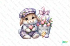 Easter Bunny Clipart Sublimation Product Image 1