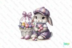 Easter Bunny Clipart Sublimation Product Image 1