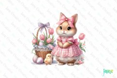 Easter Bunny Clipart Sublimation Product Image 1