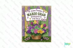 Farm Fresh Mardi Gras Bouquets For Sale PNG Product Image 1