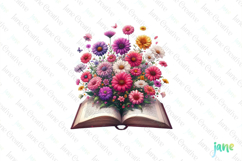 Floral Book PNG Clipart Product Image 1