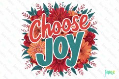 Floral Christian Sublimation Clipart Product Image 1