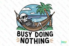 Funny Cute Skeleton Sublimation Clipart Product Image 1