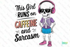 Funny Cute Skeleton Sublimation Clipart Product Image 1
