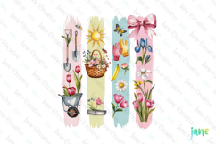 Garden Brushstroke Clipart Sublimation Product Image 1