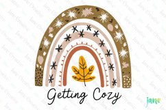 Getting Cozy Boho Fall Autumn Clipart Product Image 1