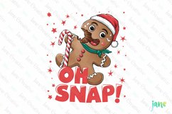 Gingerbread Christmas Quotes Sublimation Product Image 1