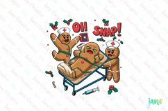 Gingerbread Christmas Quotes Sublimation Product Image 1