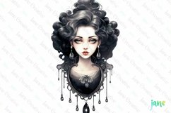 Gothic Halloween Sublimation Clipart Product Image 1