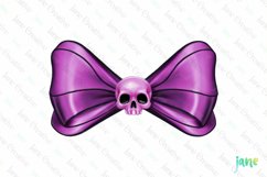 Halloween Bow Goth Cosmetics Clipart Product Image 1