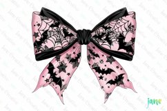 Halloween Bow Ribbon Sublimation Clipart Product Image 1