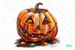 Halloween Food Sublimation Clipart Product Image 1