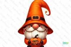 Halloween Gnome Sublimation Clipart Product Image 1