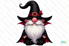 Halloween Gnome Sublimation Clipart Product Image 1