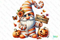 Halloween Gnomes Clipart Sublimation Product Image 1