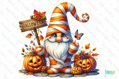 Halloween Gnomes Clipart Sublimation Product Image 1