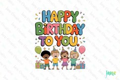 Happy Birthday To You Sublimation Product Image 1