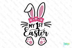 My 1st Easter Happy Easter Sublimation Product Image 1