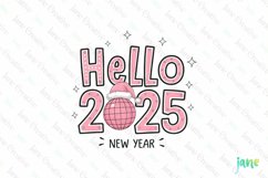 Happy New Year 2025 PNG Clipart Product Image 1