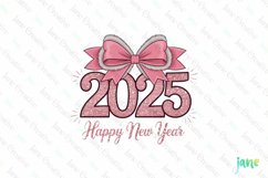 Happy New Year 2025 PNG Clipart Product Image 1