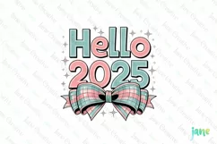 Happy New Year 2025 PNG Clipart Product Image 1