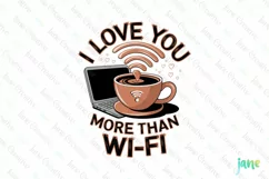 I Love You More Than Wi-fi PNG Product Image 1
