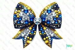 Rhinestone Bow Tie LAR Football Team Clipart Product Image 1