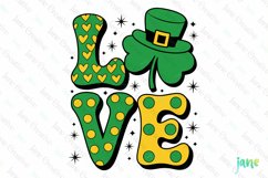 LOVE St. Patrick Day SVG Product Image 1