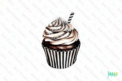 Luxury Plaid Black and White Christmas Clipart Product Image 1