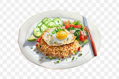 Asia Foods Watercolor Sublimation Clipart Product Image 5