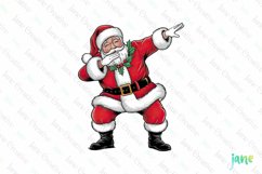 Naughty Santa Claus Christmas Sublimation Clipart Product Image 1