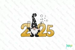 Happy New Year 2025 Png Clipart Product Image 1