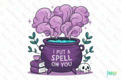 Pastel Purple Halloween Sublimation Product Image 1