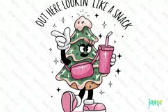 Out Here Lookin' Like A Snack Christmas PNG Clipart Product Image 1