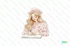 Pink Pastel Valentine's Day PNG Clipart Product Image 1