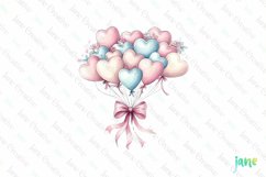 Pink Pastel Valentine's Day PNG Clipart Product Image 1