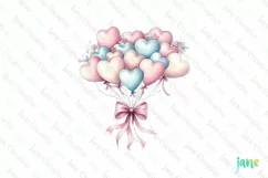 Pink Pastel Valentine's Day PNG Clipart Product Image 1