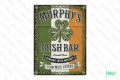Murphy's Irish Bar Printable St Patrick Day Sublimation Product Image 1