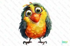 Quirky Bird Sublimation Clipart Product Image 1